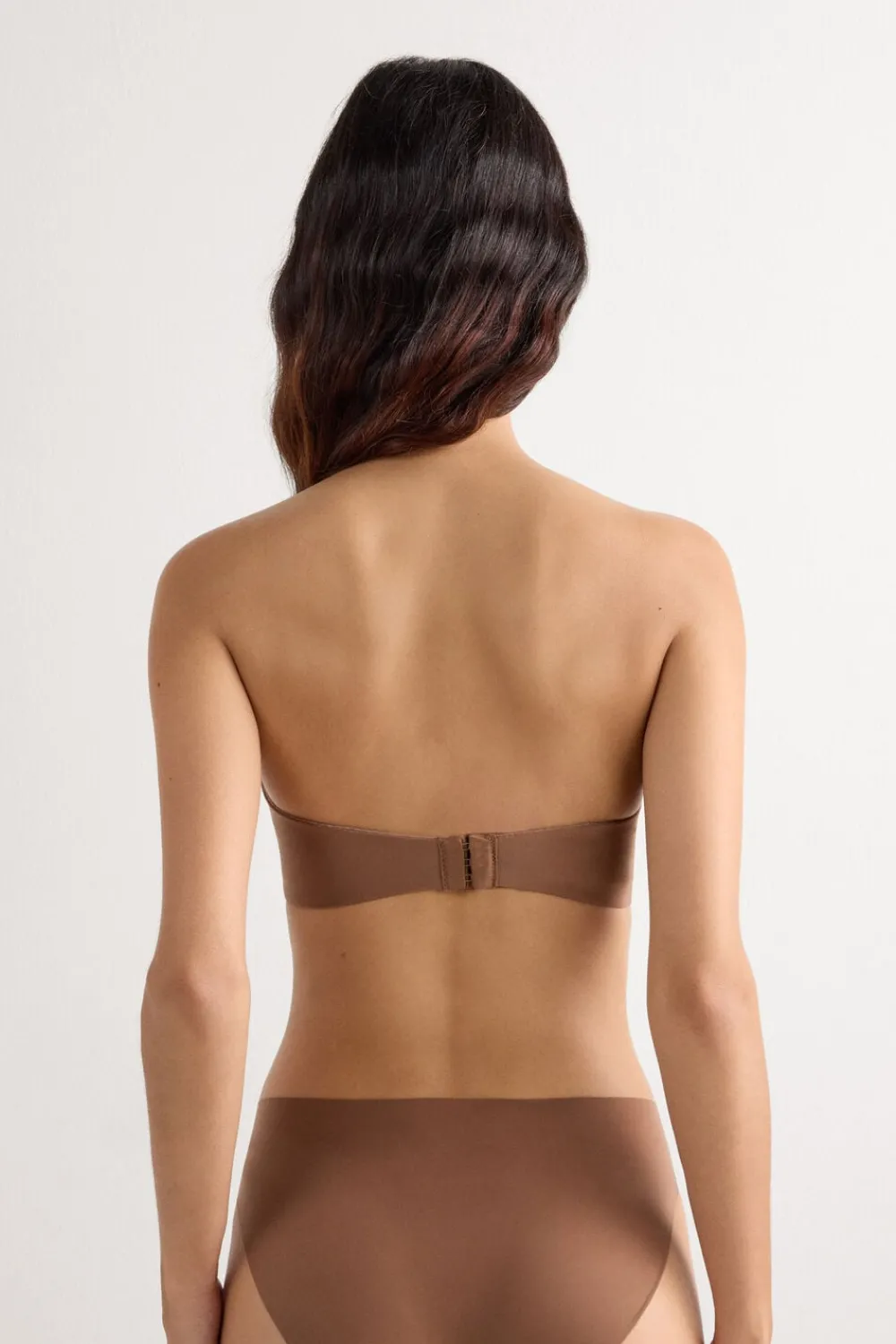 Bez Ramiączek|Z Fiszbinami>Intimissimi Biustonosz typu opaska Giada, z mikrofibry naturalny - 502i - caramel