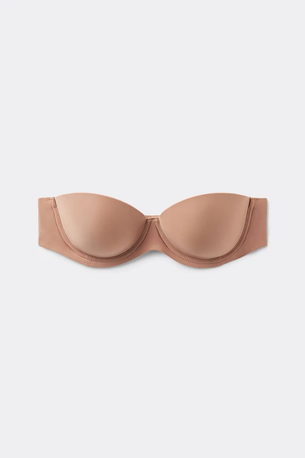 Bez Ramiączek|Z Fiszbinami>Intimissimi Biustonosz typu opaska Giada, z mikrofibry naturalny - 417i - cappuccino