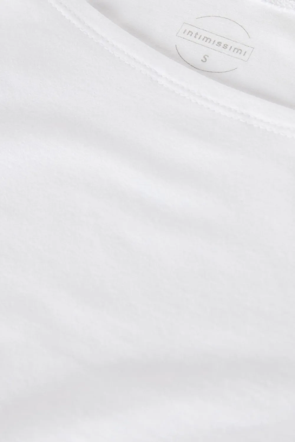 Bluzki Z Długim Rękawem|Modal>Intimissimi Bluzka z Długim Rękawem i Dekoltem w Łódkę z Mikromodalu - 7478 - bianco latte