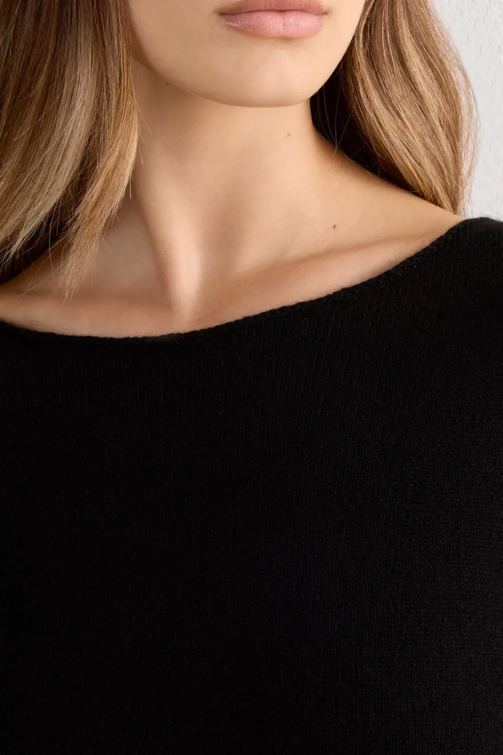Bluzki Z Długim Rękawem|Odzież Domowa>Intimissimi Bluzka z Długim Rękawem 100% Kaszmir czarny - 710j - czarny