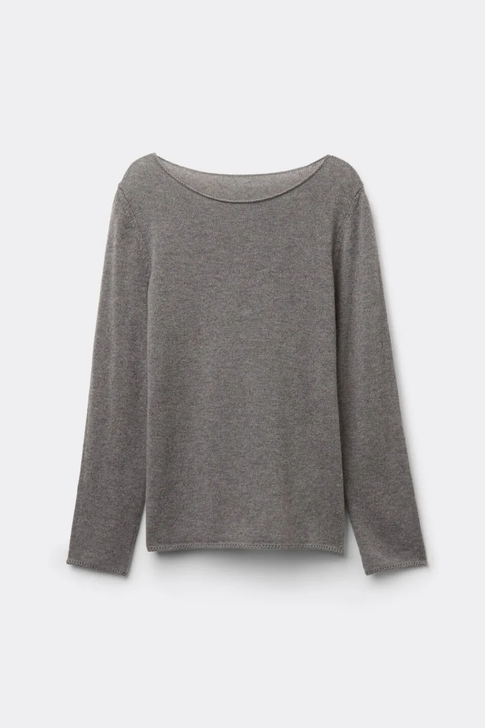 Bluzki Z Długim Rękawem|Odzież Domowa>Intimissimi Bluzka z Długim Rękawem 100% Kaszmir szary - 456j - medium grey mel