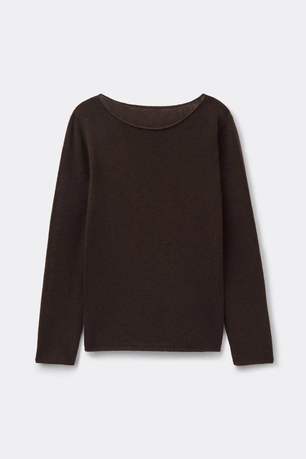 Bluzki Z Długim Rękawem|Odzież Domowa>Intimissimi Bluzka z Długim Rękawem 100% Kaszmir - 174k - dark brown