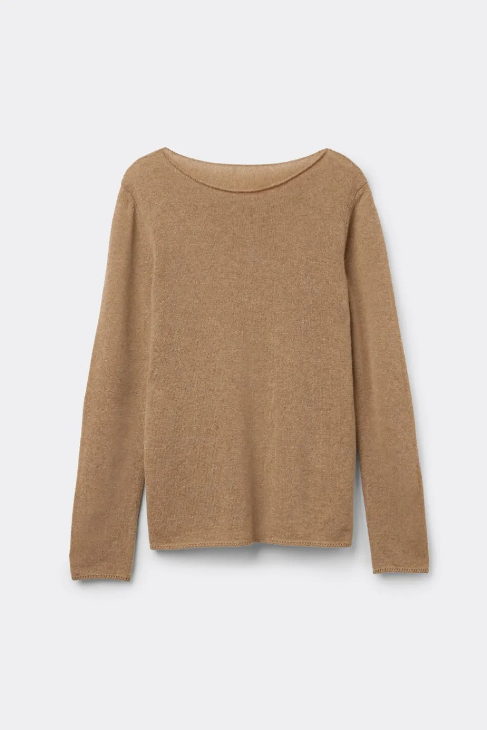 Bluzki Z Długim Rękawem|Odzież Domowa>Intimissimi Bluzka z Długim Rękawem 100% Kaszmir naturalny - 982j - camel melange