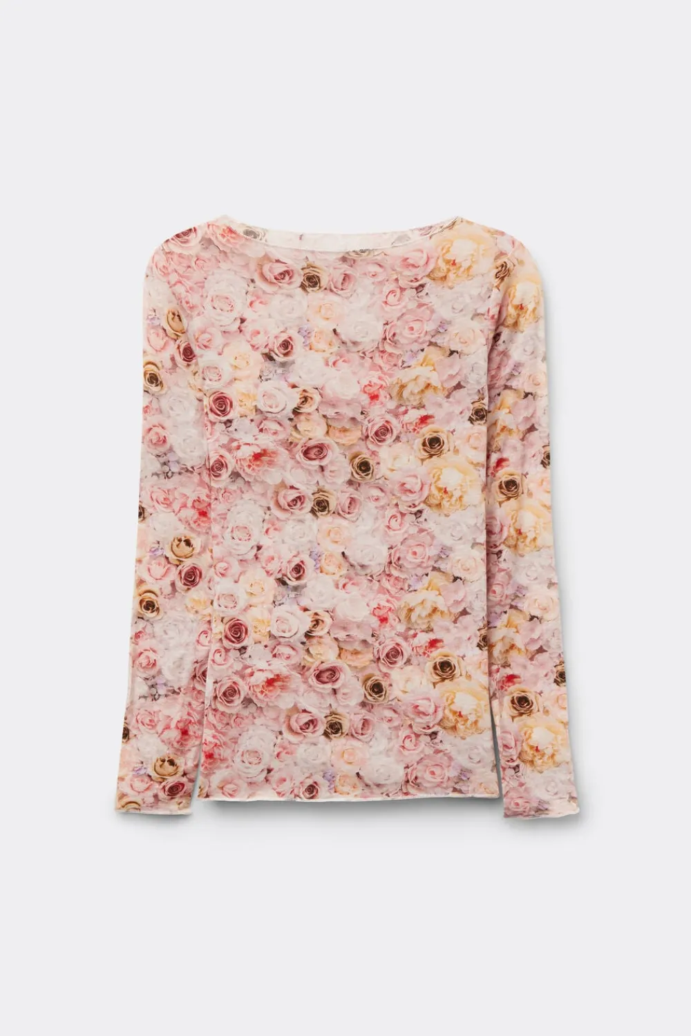 Bluzki Z Długim Rękawem|Ultralight Z Kaszmirem>Intimissimi Bluzka z Długim Rękawem z Modalu Ultralight z Dodatkiem Kaszmiru I Bloom for You - 062k - stampa bloom