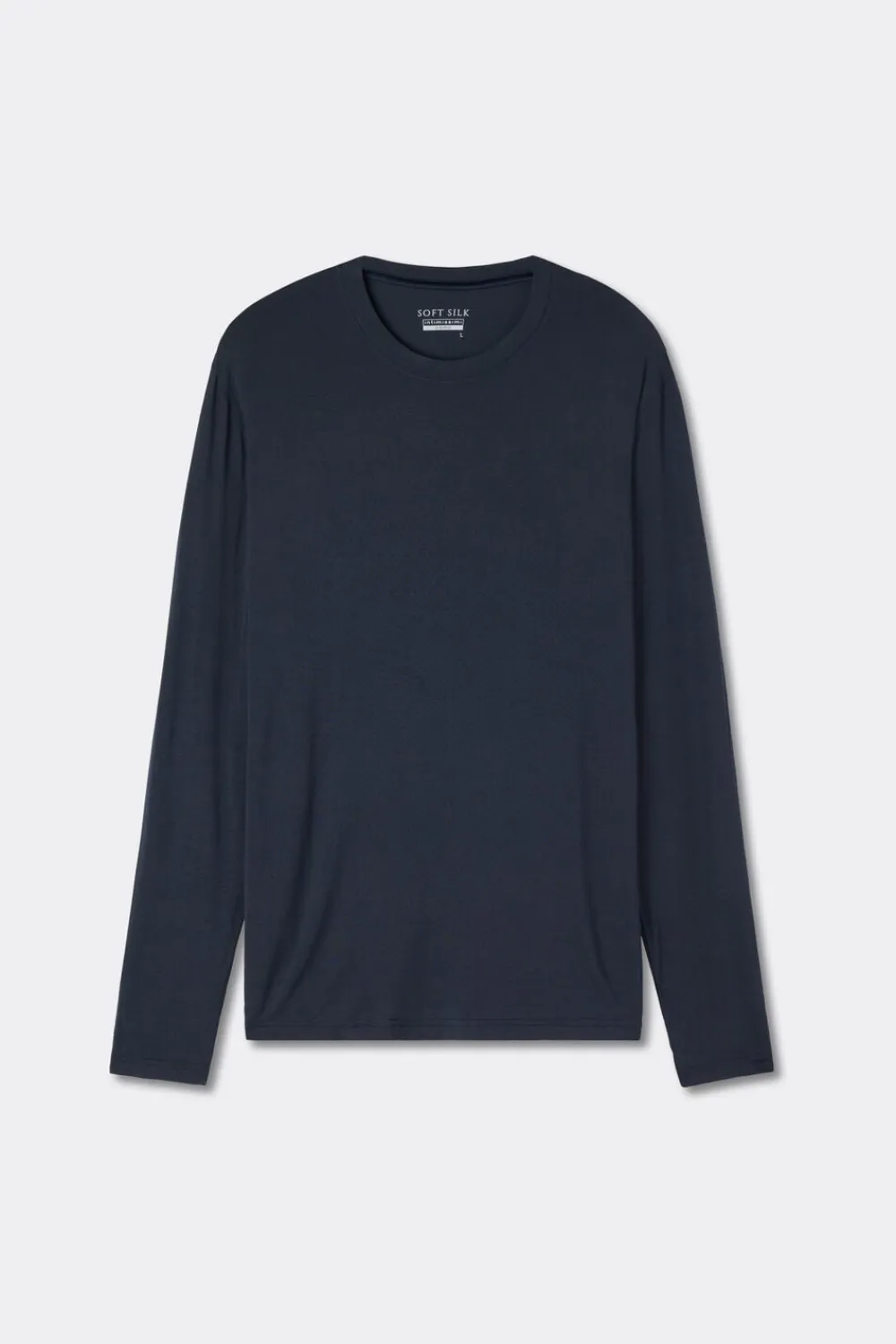 Bluzki Z Długim Rękawem|Soft Silk>Intimissimi Bluzka z Długim Rękawem z Tkaniny Soft Silk niebieski - 800 - blu notte