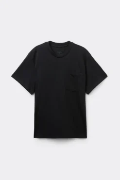 T-shirty|Bawełna>Intimissimi Bluzka z Krótkim Rękawem i Kieszonką z Bawełny Ultrafresh czarny - 019 - czarny