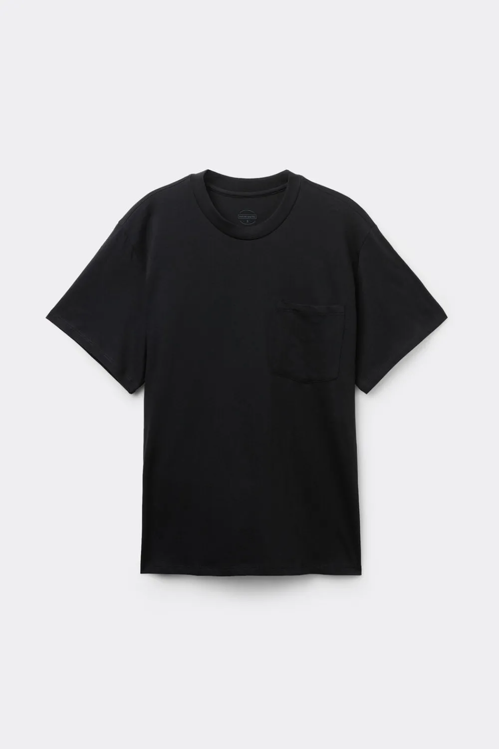 T-shirty|Bawełna>Intimissimi Bluzka z Krótkim Rękawem i Kieszonką z Bawełny Ultrafresh czarny - 019 - czarny