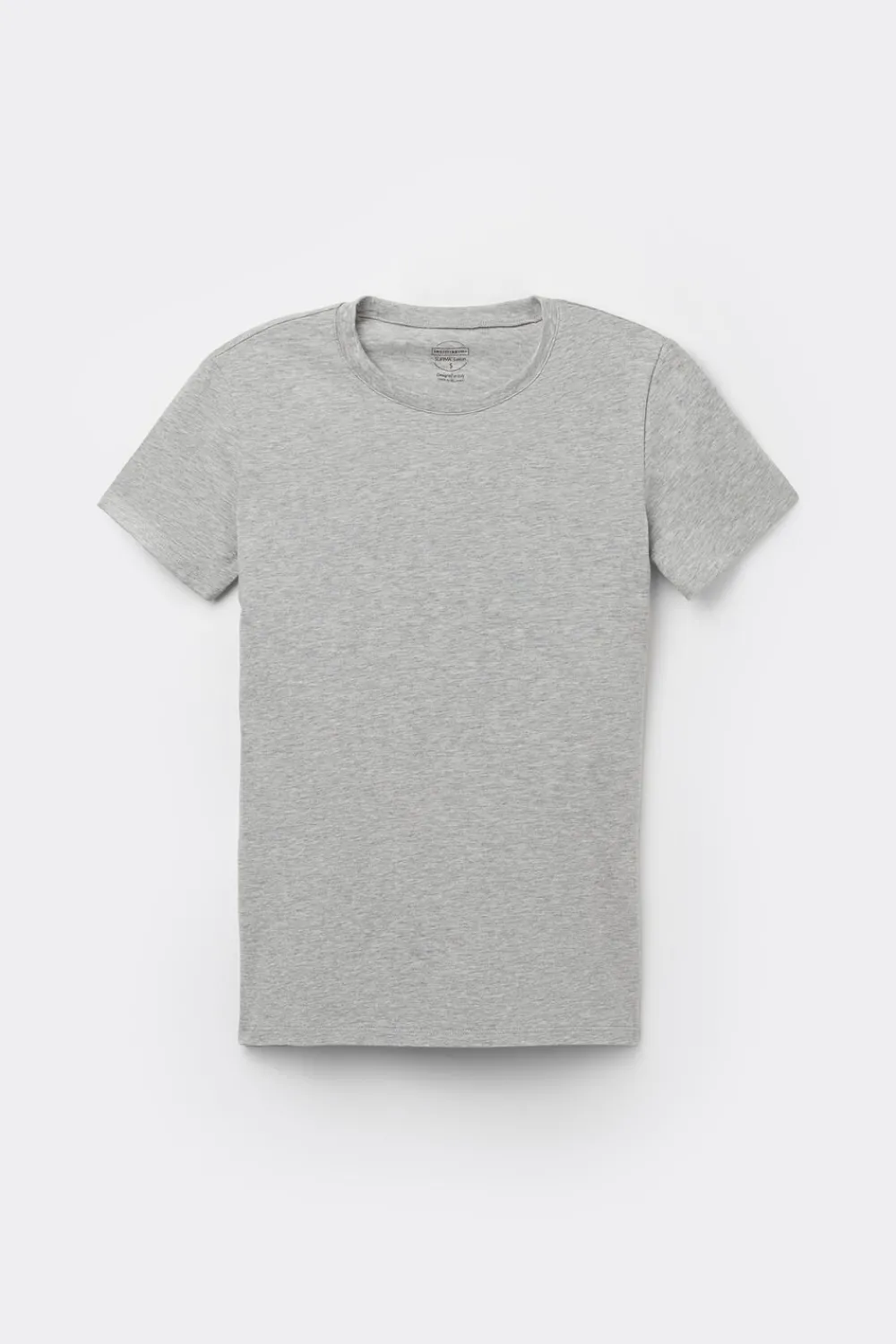 T-shirty>Intimissimi Bluzka z krótkim rękawem z bawełny Superior szary - 031 - grigio melange chiaro