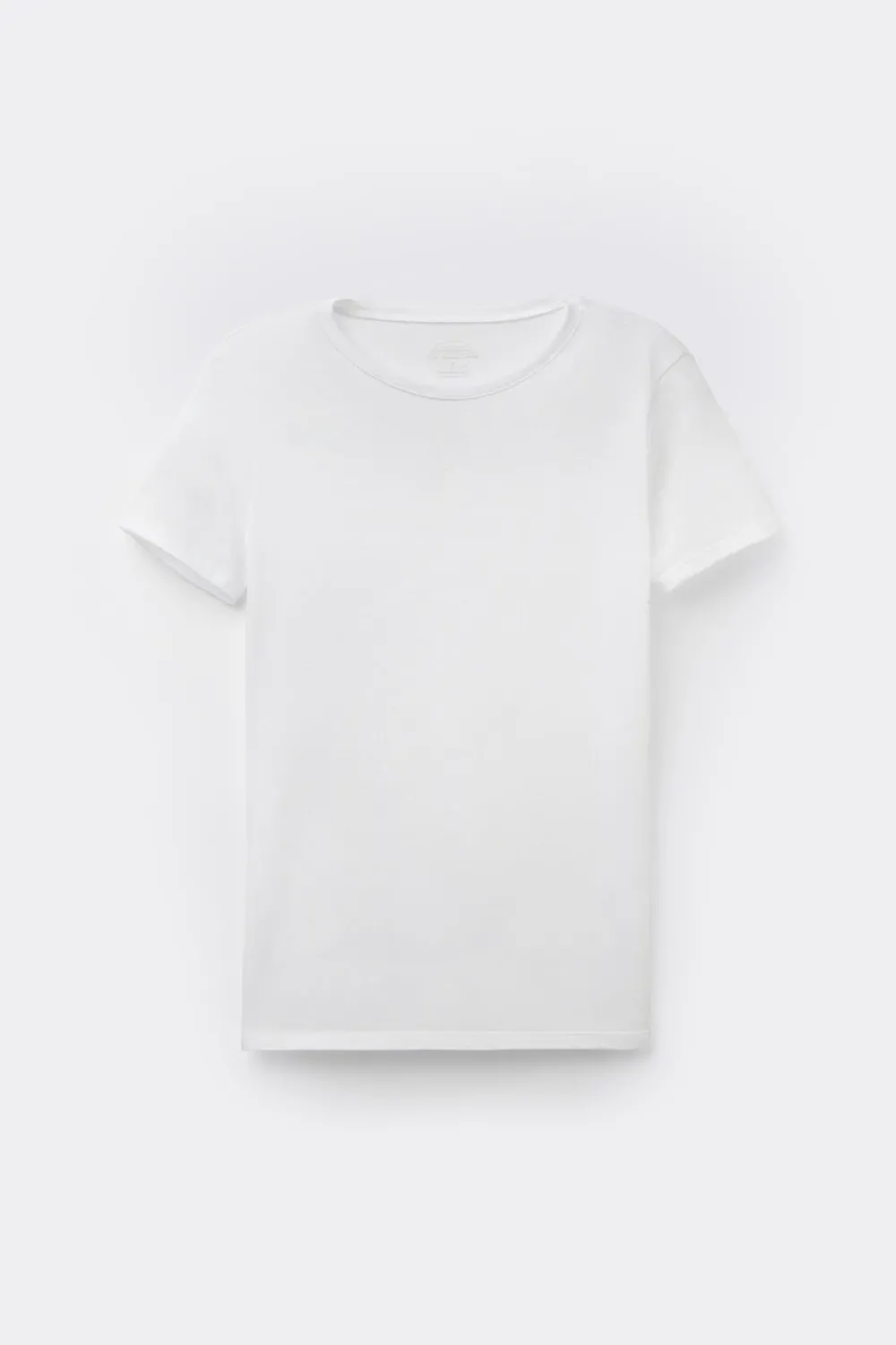 T-shirty>Intimissimi Bluzka z Krótkim Rękawem z Bawełny Ultrafresh - 001 - biały