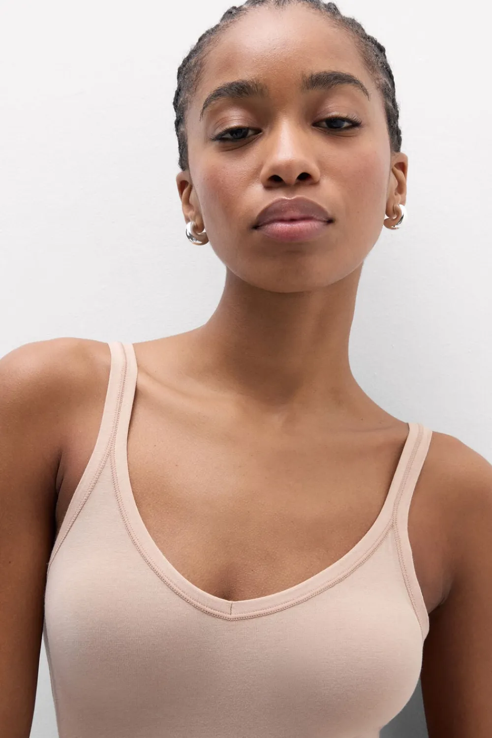Body|Bawełna Ultralight>Intimissimi Body bez Rękawów z Bawełny Ultralight Cotton - 044 - honey