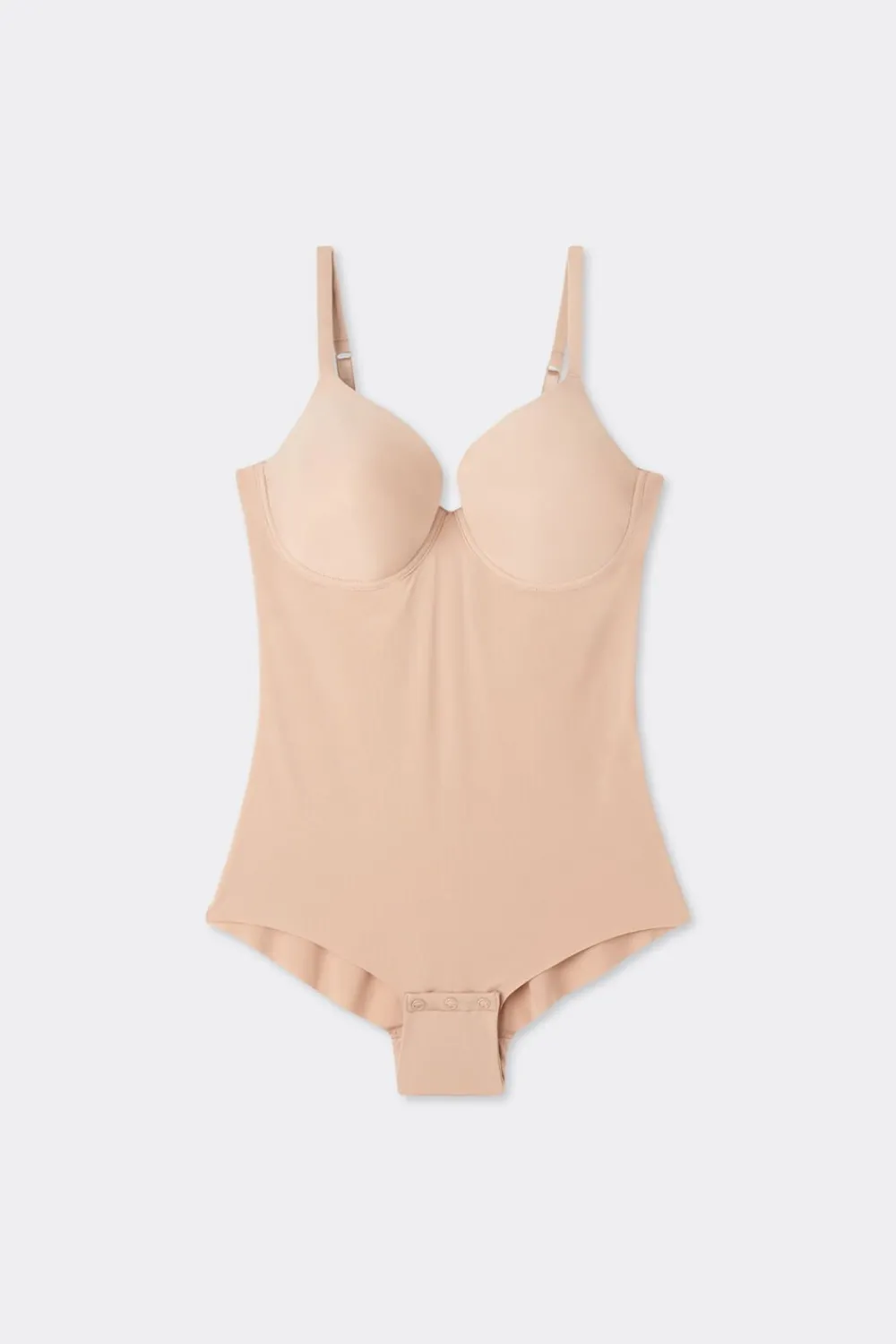 Body|Mikrofibra>Intimissimi Body Francesca z Mikrofibry Ultralight naturalny - 044 - honey