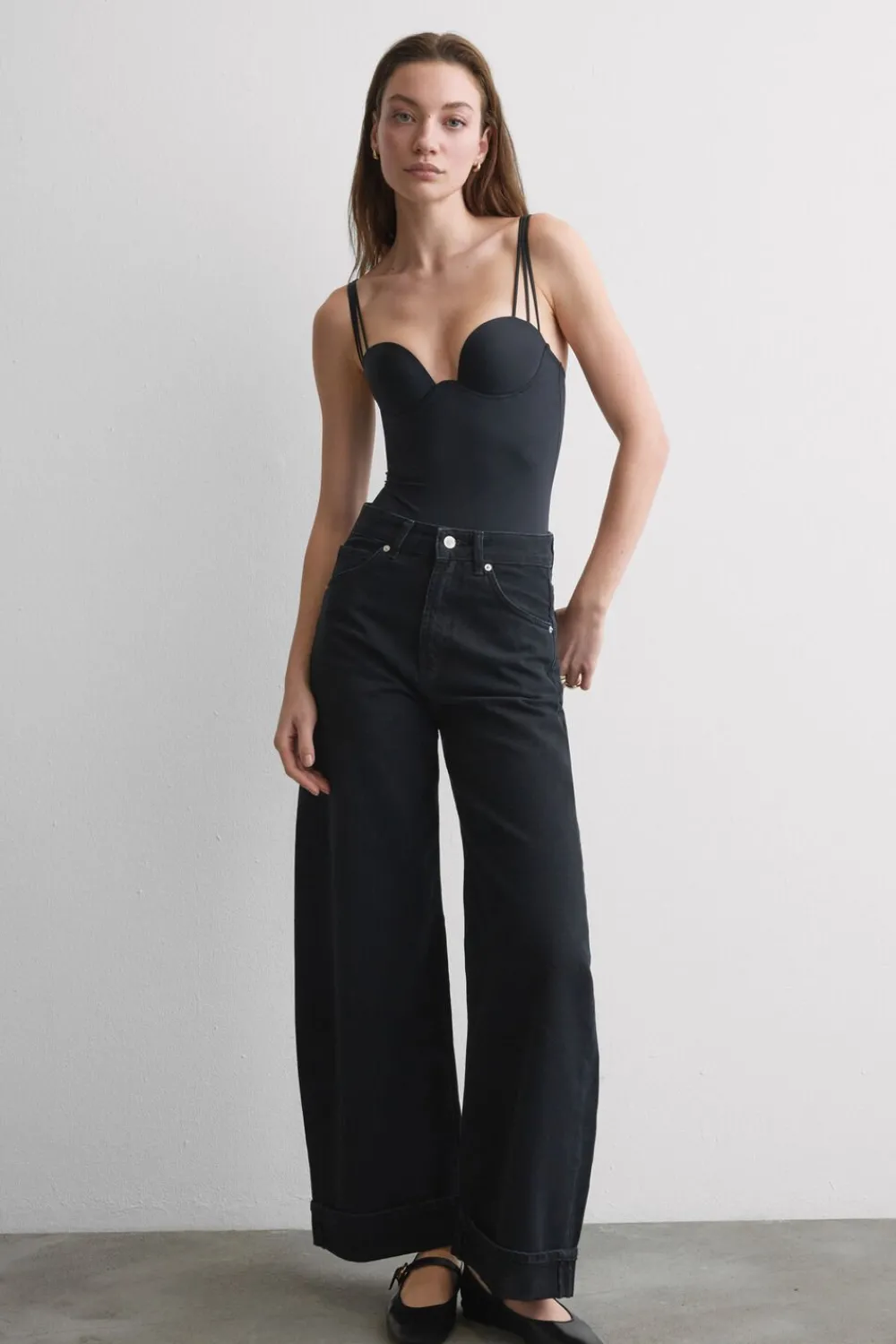 Body|Mikrofibra>Intimissimi Body Ilenia z Mikrofibry Ultralight czarny - 019 - czarny