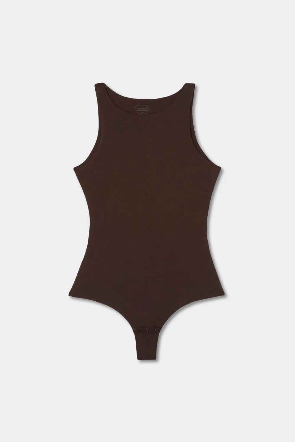 Body|Fresh Bamboo>Intimissimi Body na Szerokich Ramiączkach z Tkaniny Fresh Bamboo brązowy - 705j - brąz mokka
