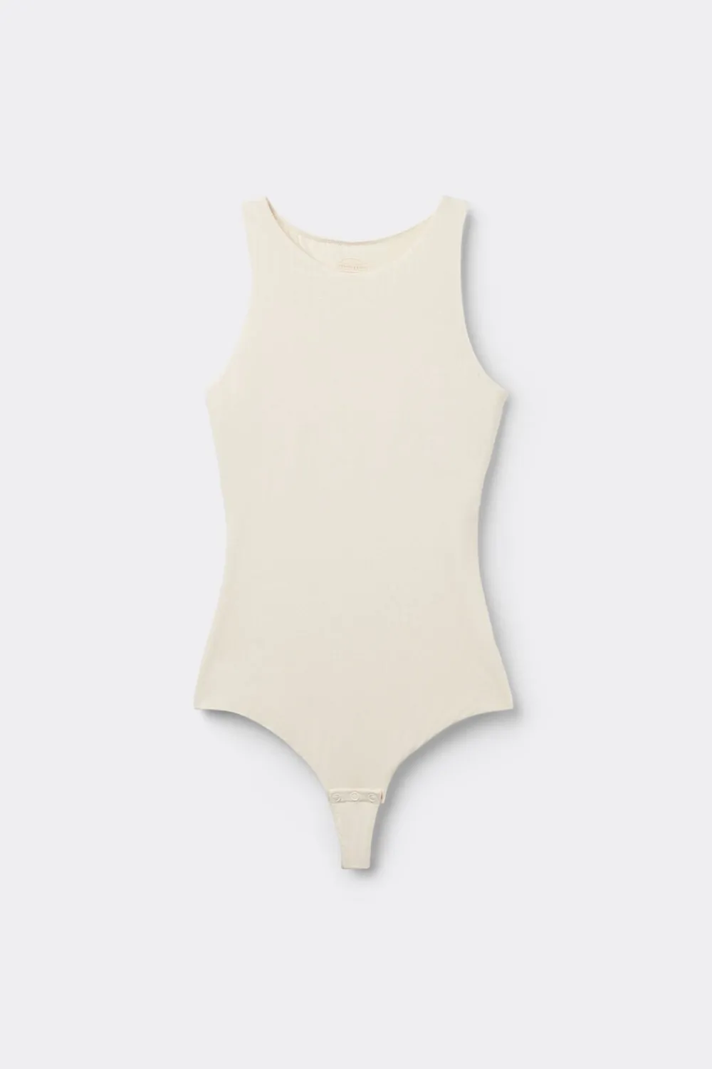 Body|Fresh Bamboo>Intimissimi Body na Szerokich Ramiączkach z Tkaniny Fresh Bamboo kremowy - 612i - vaniglia
