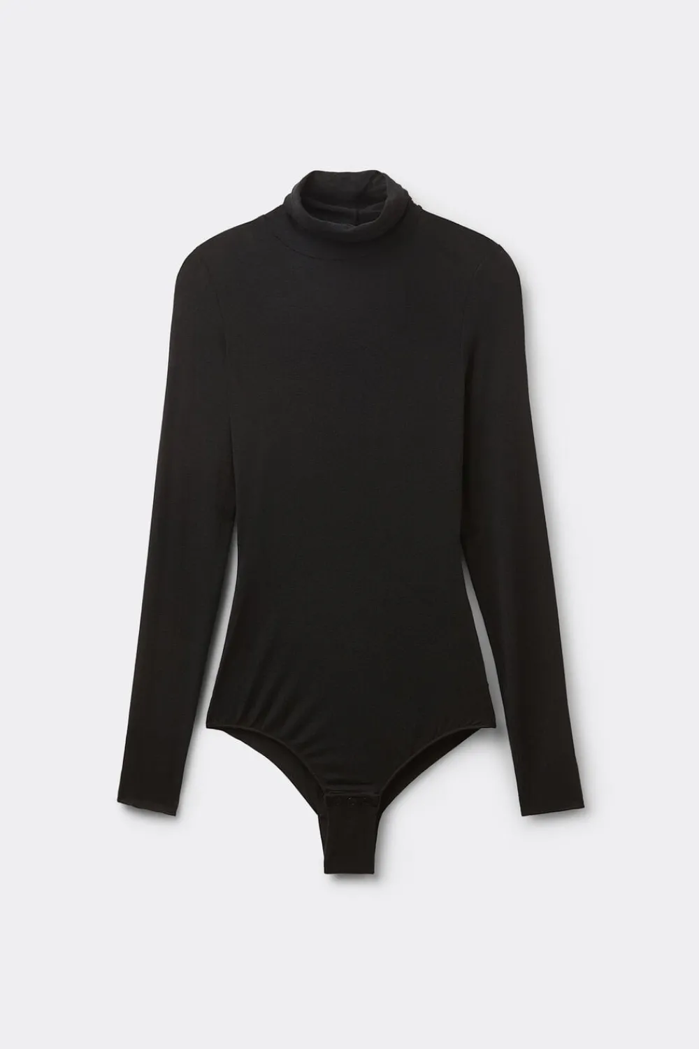 Z Golfem|Body>Intimissimi Body z Golfem z Ultralekkiego Modalu z Dodatkiem Kaszmiru czarny - 019 - czarny