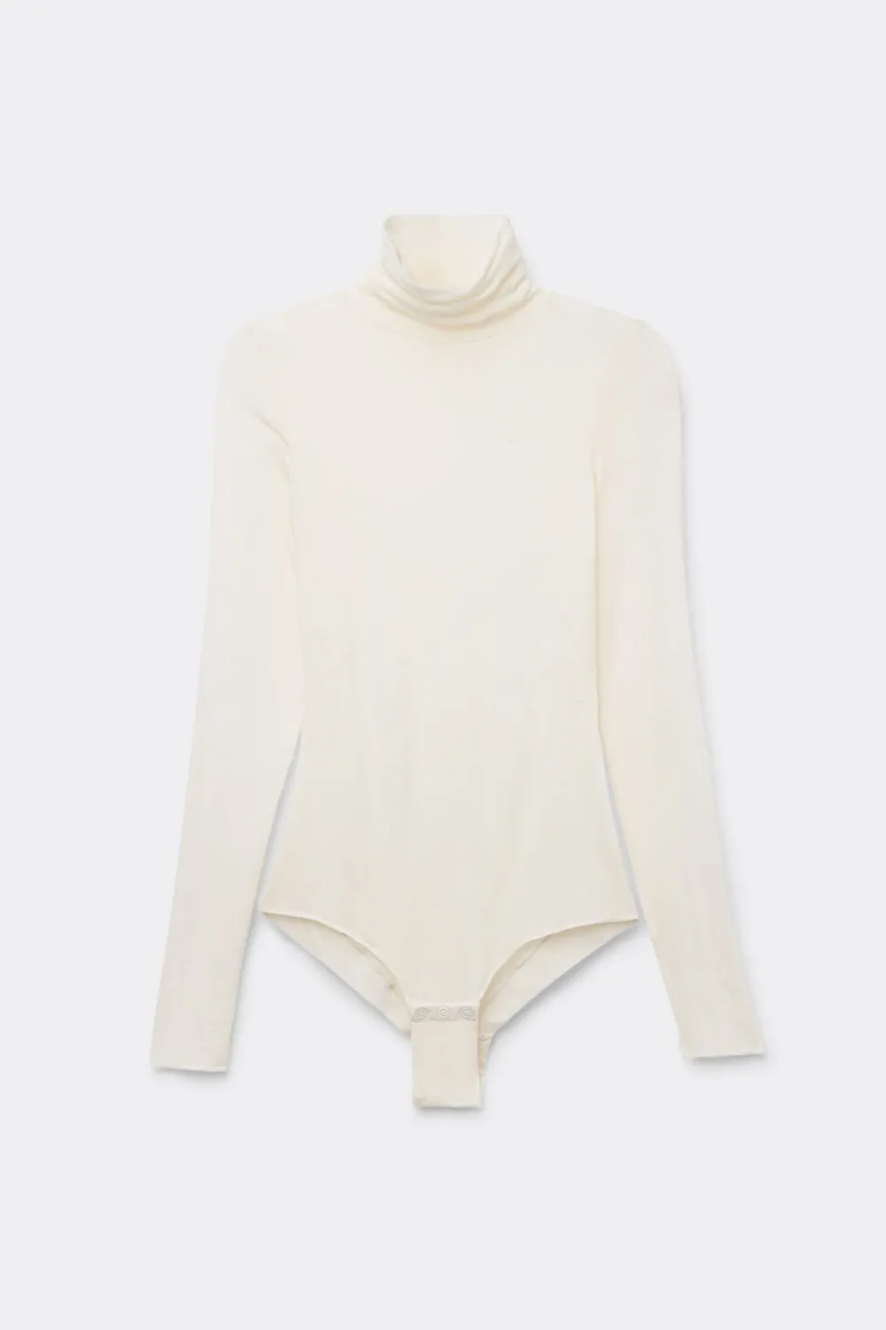 Z Golfem|Body>Intimissimi Body z Golfem z Ultralekkiego Modalu z Dodatkiem Kaszmiru kremowy - 231i - vaniglia