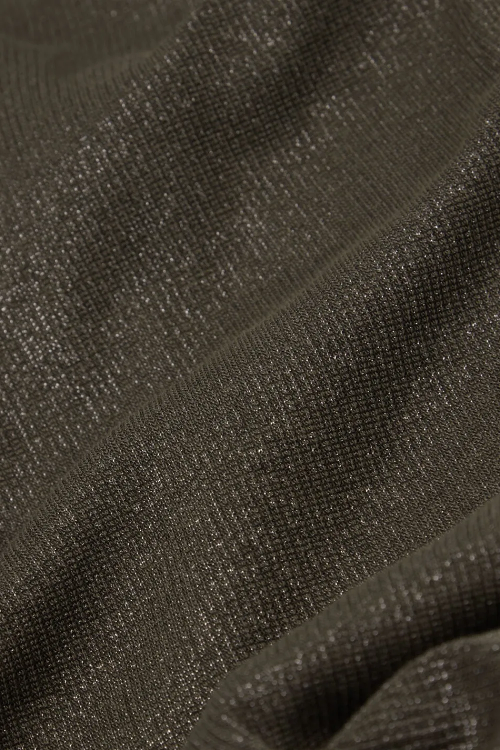 Body|Bawełna>Intimissimi Body z Krzyżującym się Dekoltem, z Prążkowanej Tkaniny Lama zielony - 096k - safari green lame'