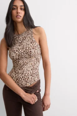 Body|Fresh Bamboo>Intimissimi Body z Tkaniny Fresh Bamboo Animalier Simply Iconic z nadrukiem - 061k - stampa animalier