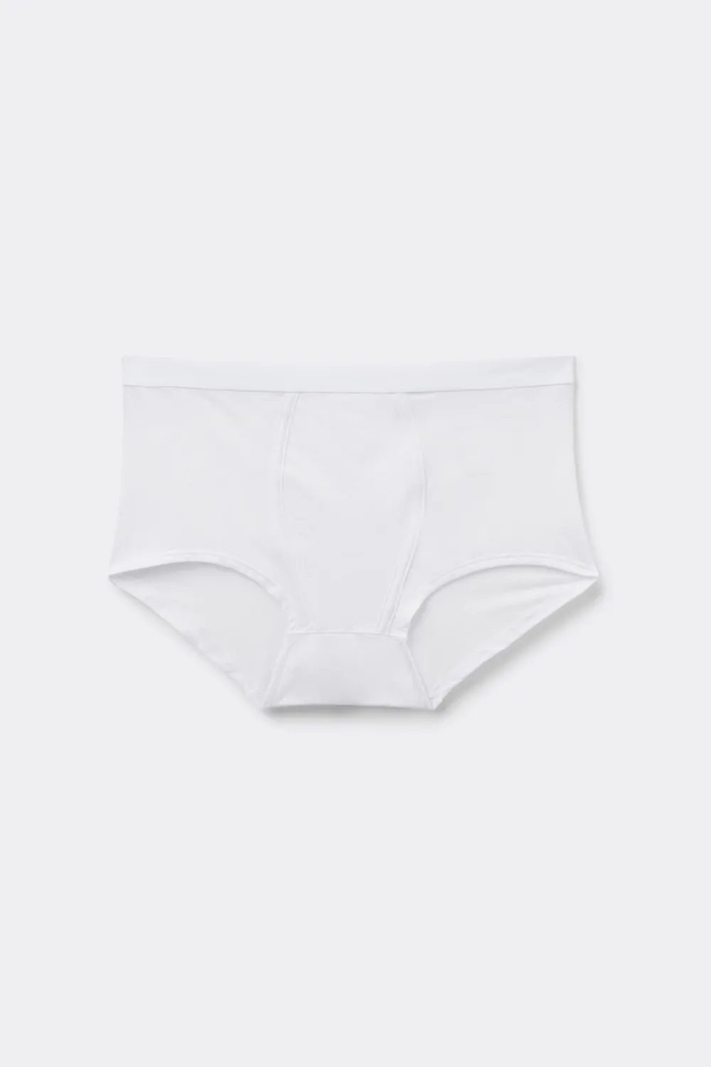 Bokserki|Z Wysokim Stanem>Intimissimi Bokserki Damskie z Naturalnej Bawełny biały - 001 - biały