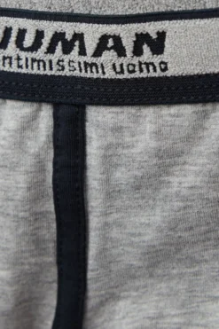Chłopiec>Intimissimi Bokserki Dziecięce z Bawełny Superior z Logo - 387i - grigio melange chiaro/blu notte