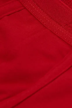 Chłopiec>Intimissimi Bokserki Dziecięce z Bawełny Superior z Logo czerwony - 5222 - rosso intenso/rosso