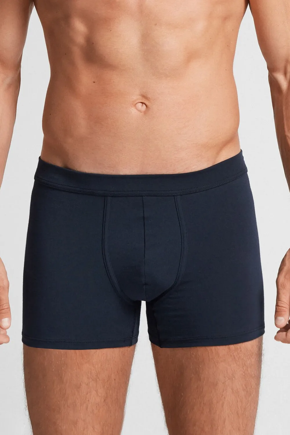 Bokserki|Bawełna Superior>Intimissimi Bokserki Elastyczne z Bawełny Superior niebieski - 800 - blu notte