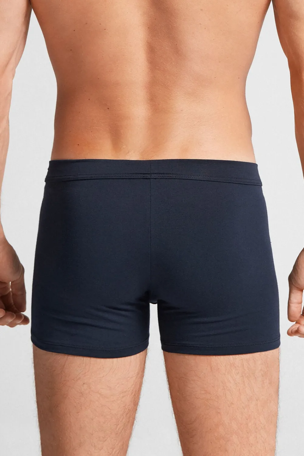 Bokserki|Bawełna Superior>Intimissimi Bokserki Elastyczne z Bawełny Superior niebieski - 800 - blu notte