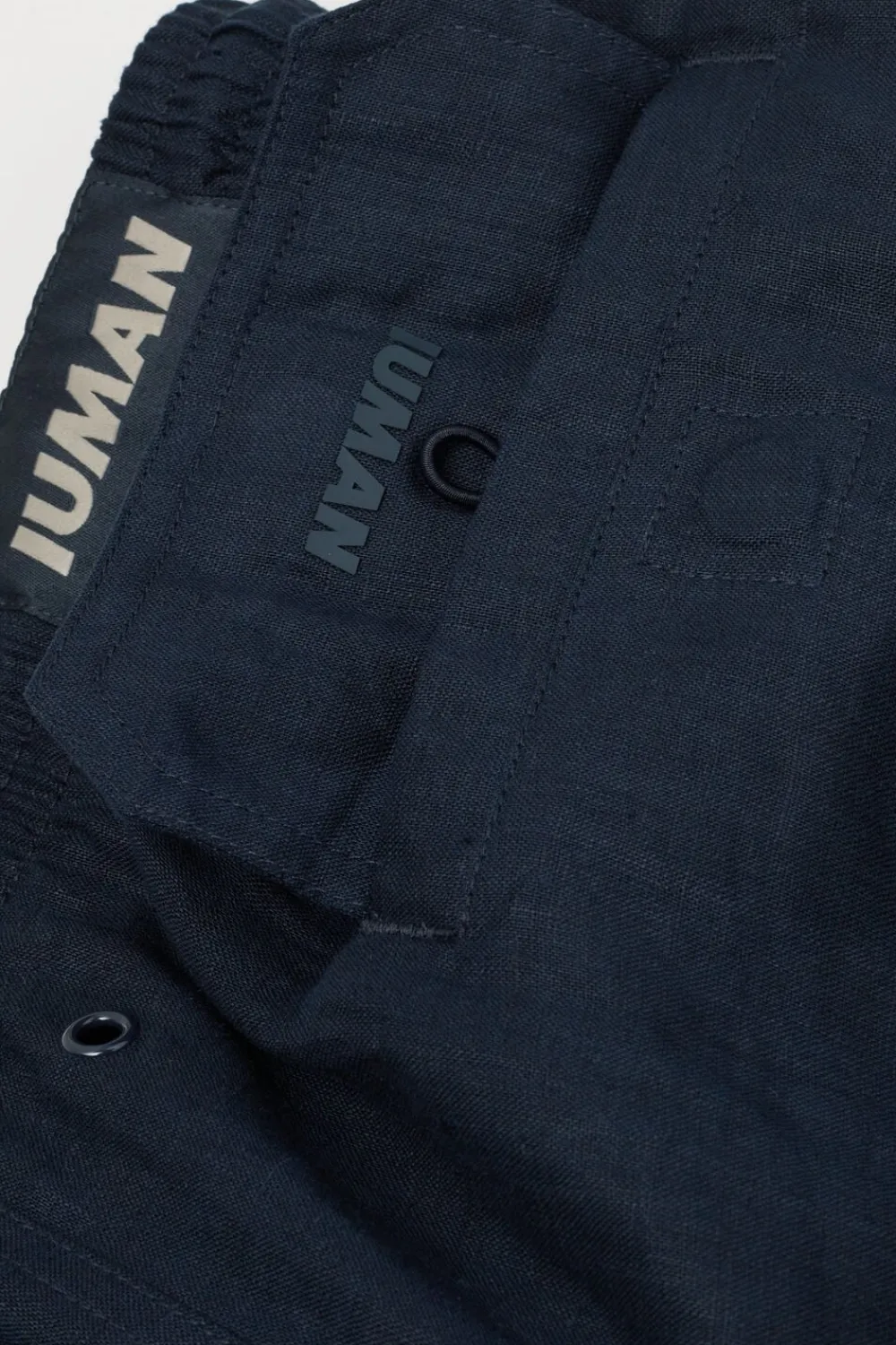 Bokserki Kąpielowe|Len>Intimissimi Bokserki Kąpielowe 100% Len w Jednolitym Kolorze niebieski - 585j - blu oceano