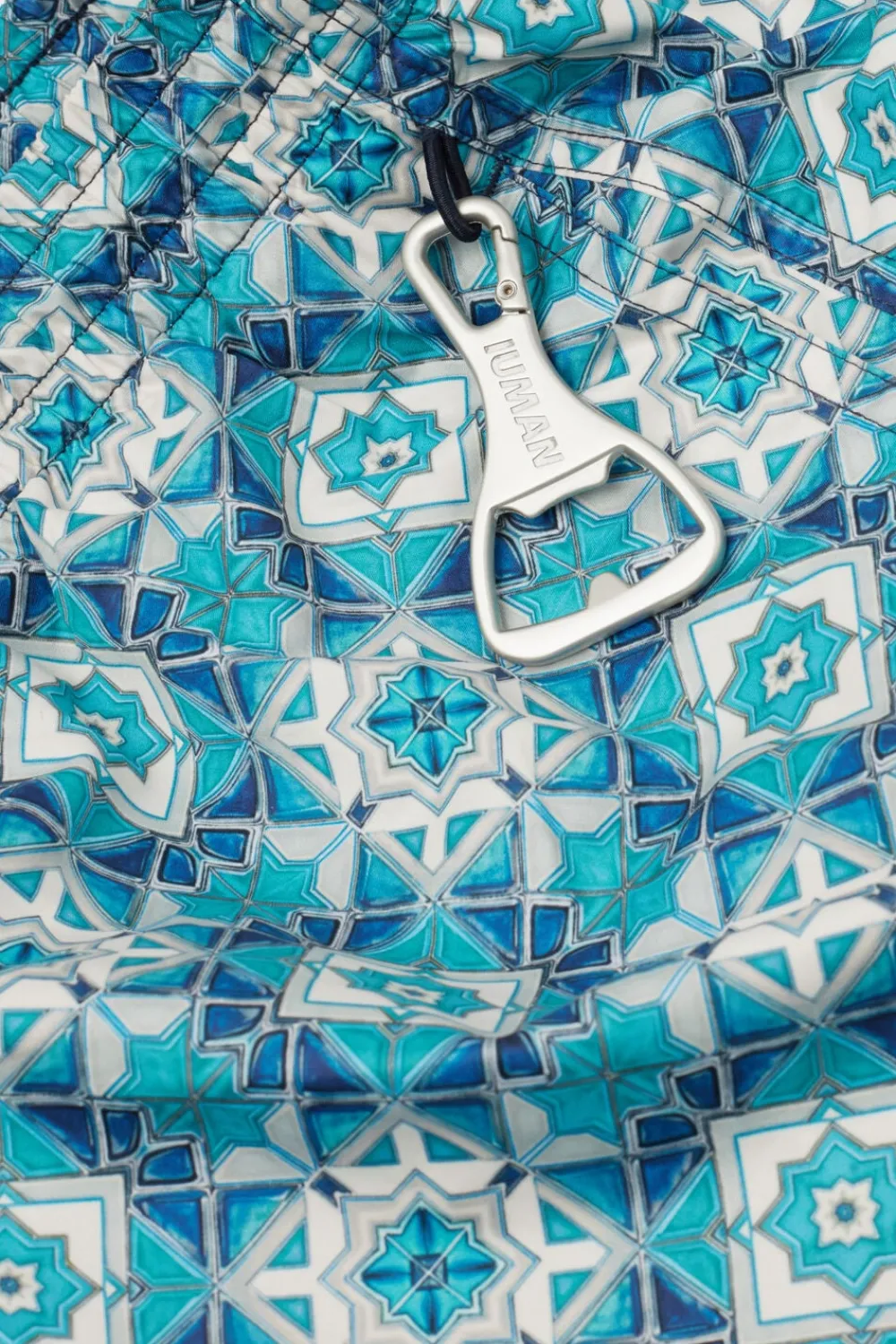 Bokserki Kąpielowe>Intimissimi Bokserki Kąpielowe z Nadrukiem Ceramicznej Mozaiki wielobarwny - 207k - mosaico mattonella azzurro