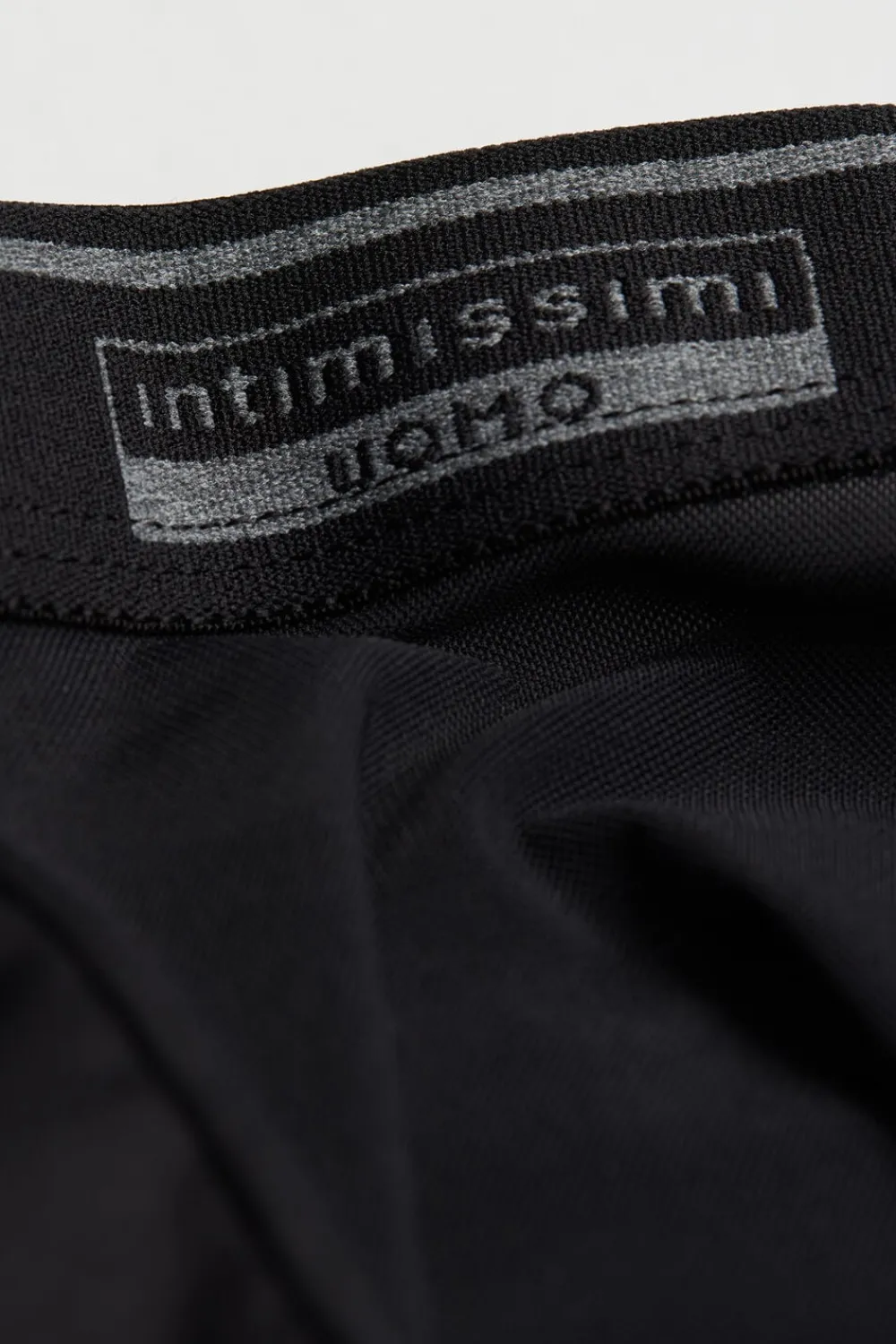 Bokserki>Intimissimi Bokserki Super Fresh z Mikrosiateczki czarny - 019 - czarny