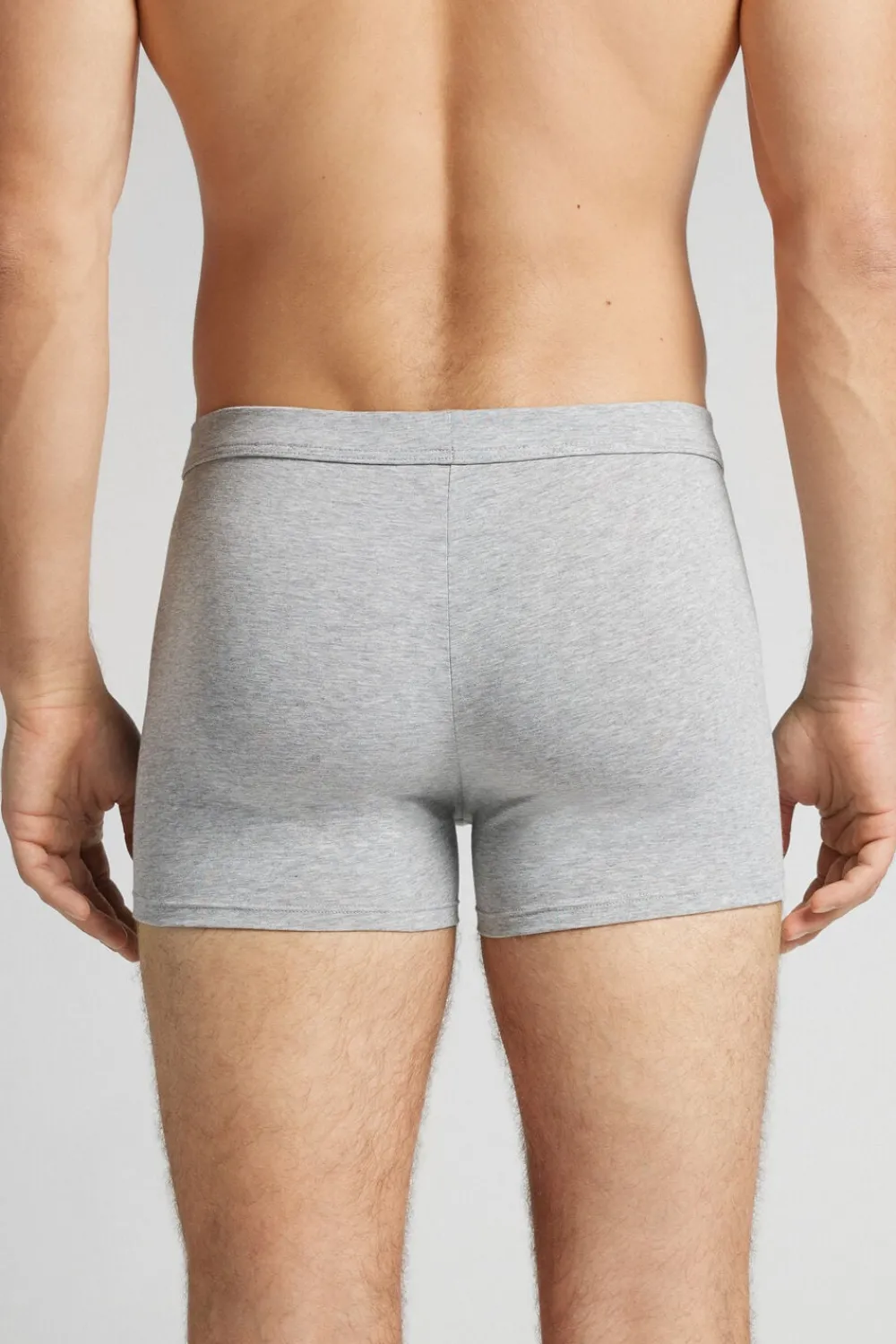 Bokserki|Bawełna Superior>Intimissimi Bokserki z Bawełny Superior szary - 031 - grigio melange chiaro