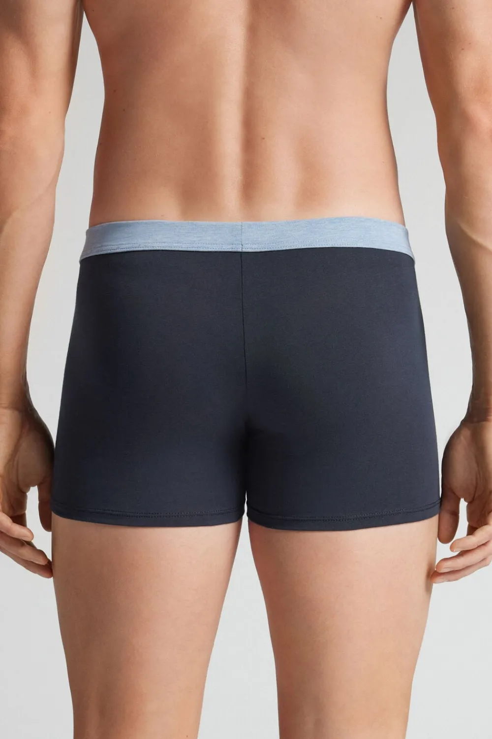 Bokserki|Bawełna Superior>Intimissimi Bokserki z Bawełny Superior niebieski - 107k - blu notte/azzuro melange