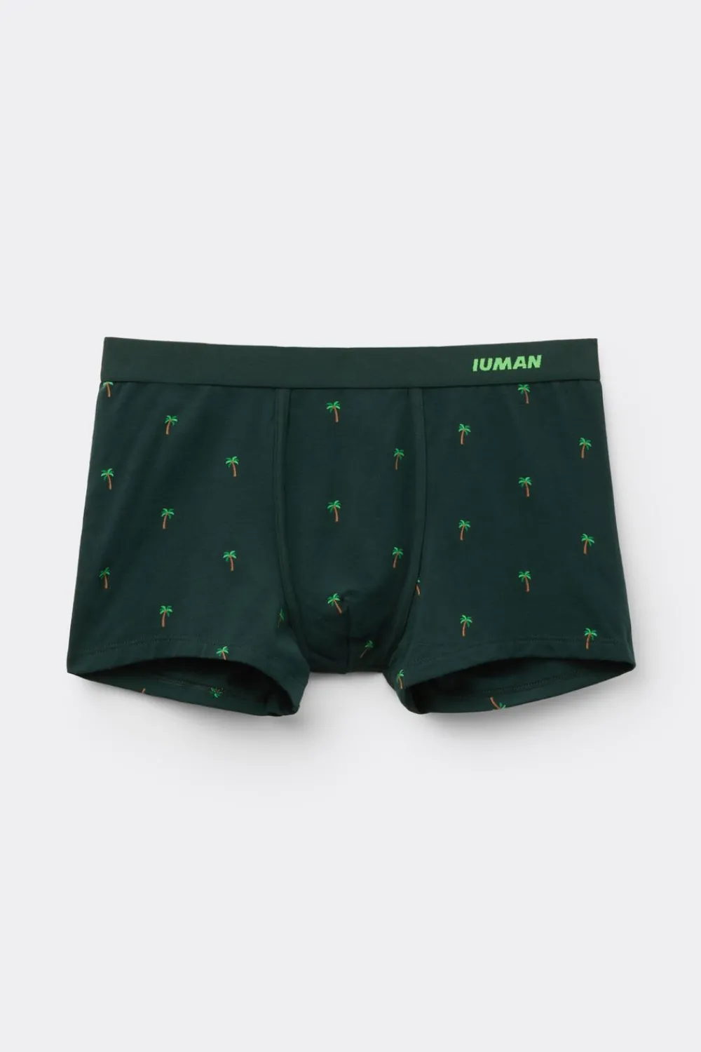 Bokserki|Bawełna Superior>Intimissimi Bokserki z Bawełny Superior w Nadruk Palm zielony - 132j - verde scuro