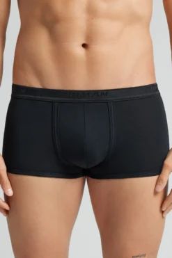 Bokserki|Bawełna Superior>Intimissimi Bokserki z Bawełny Superior z Logo czarny - 386i - czarny