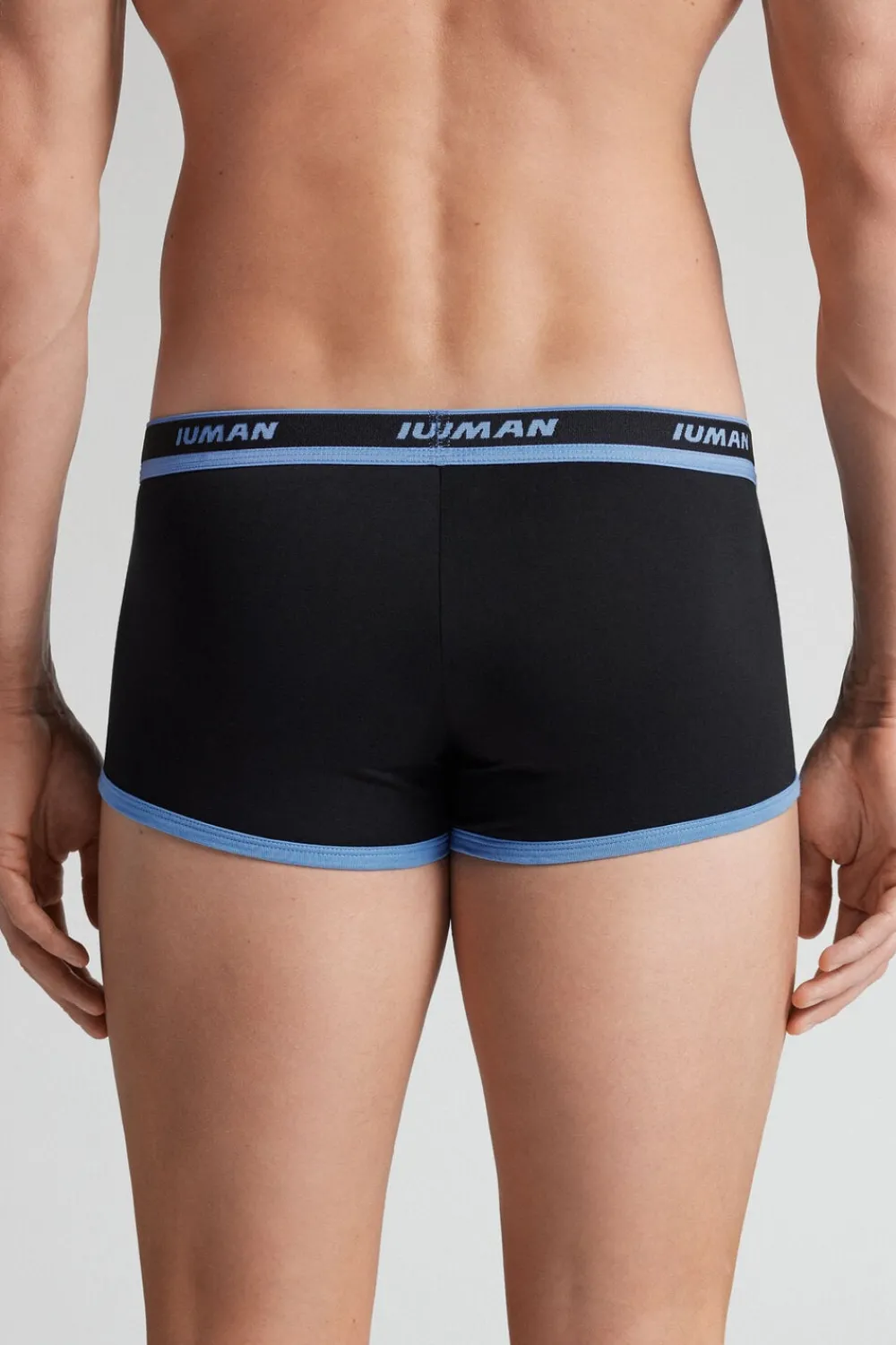 Bokserki|Bawełna Superior>Intimissimi Bokserki z Bawełny Superior z Logo czarny - 106k - nero/azzurro