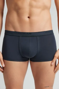 Bokserki|Bawełna Superior>Intimissimi Bokserki z Bawełny Superior z Logo niebieski - 800a - blu notte/blu notte