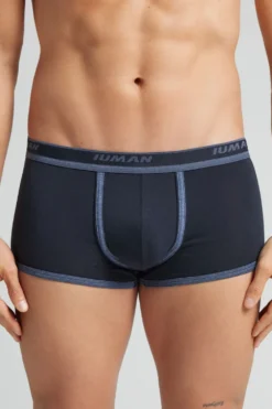 Bokserki|Bawełna Superior>Intimissimi Bokserki z Bawełny Superior z Logo niebieski - 844i - blu notte/denim melange