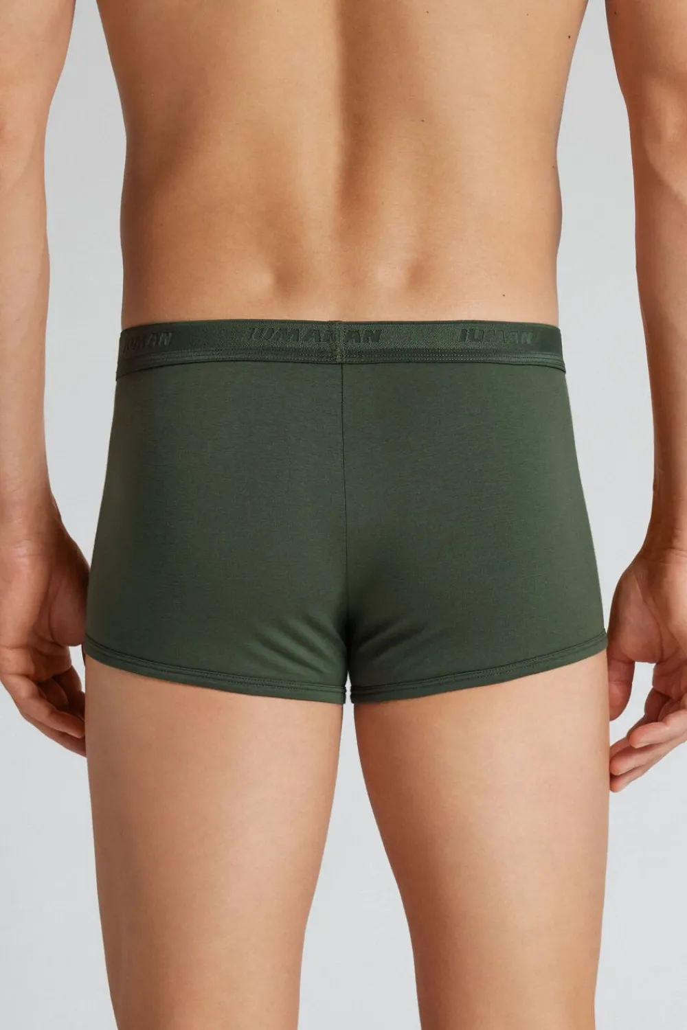 Bokserki|Bawełna Superior>Intimissimi Bokserki z Bawełny Superior z Logo zielony - 169k - verde salvia/verde salvia