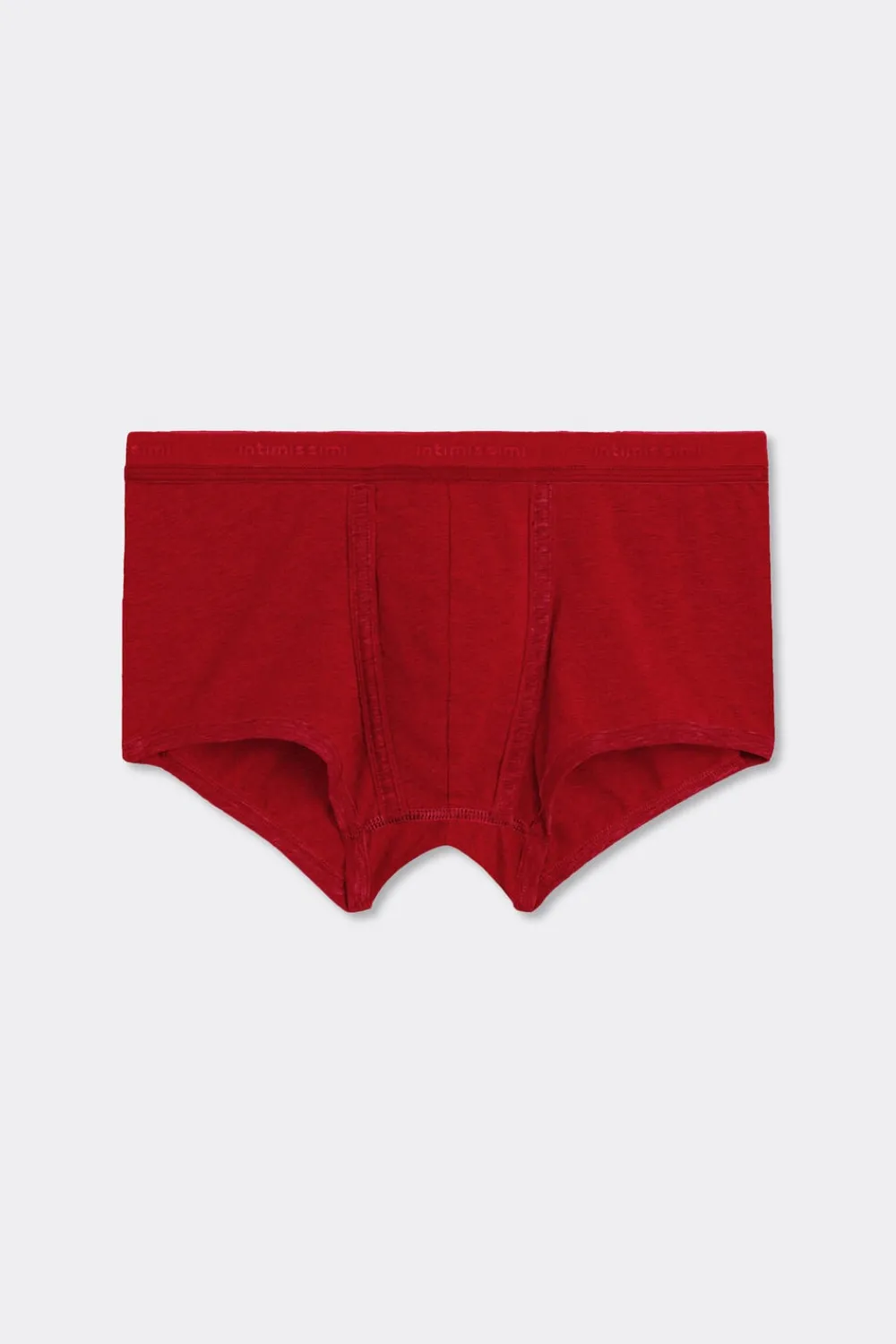 Bokserki|Bawełna Superior>Intimissimi Bokserki z Bawełny Superior z Logo czerwony - 5222 - rosso intenso/rosso