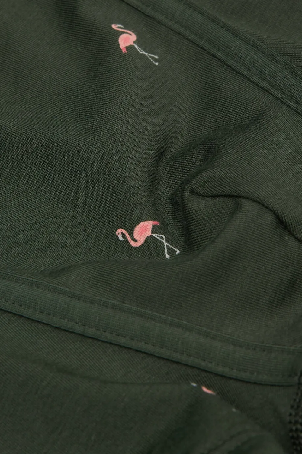 Bokserki|Bawełna Superior>Intimissimi Bokserki z Bawełny Superior z Nadrukiem we Flamingi zielony - 165k - verde salvia