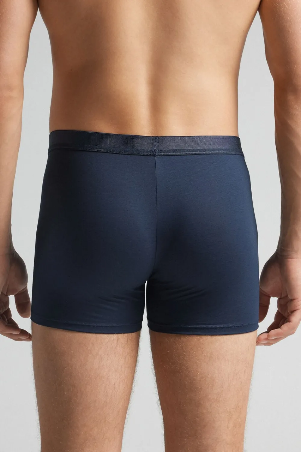 Bokserki|Merceryzowana Bawełna Filo Premium>Intimissimi Bokserki z Logo z Merceryzowanej Bawełny filo Premium niebieski - 490j - blu navy
