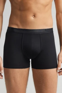 Bokserki|Merceryzowana Bawełna Filo Premium>Intimissimi Bokserki z Logo z Merceryzowanej Bawełny filo Premium czarny - 019 - czarny