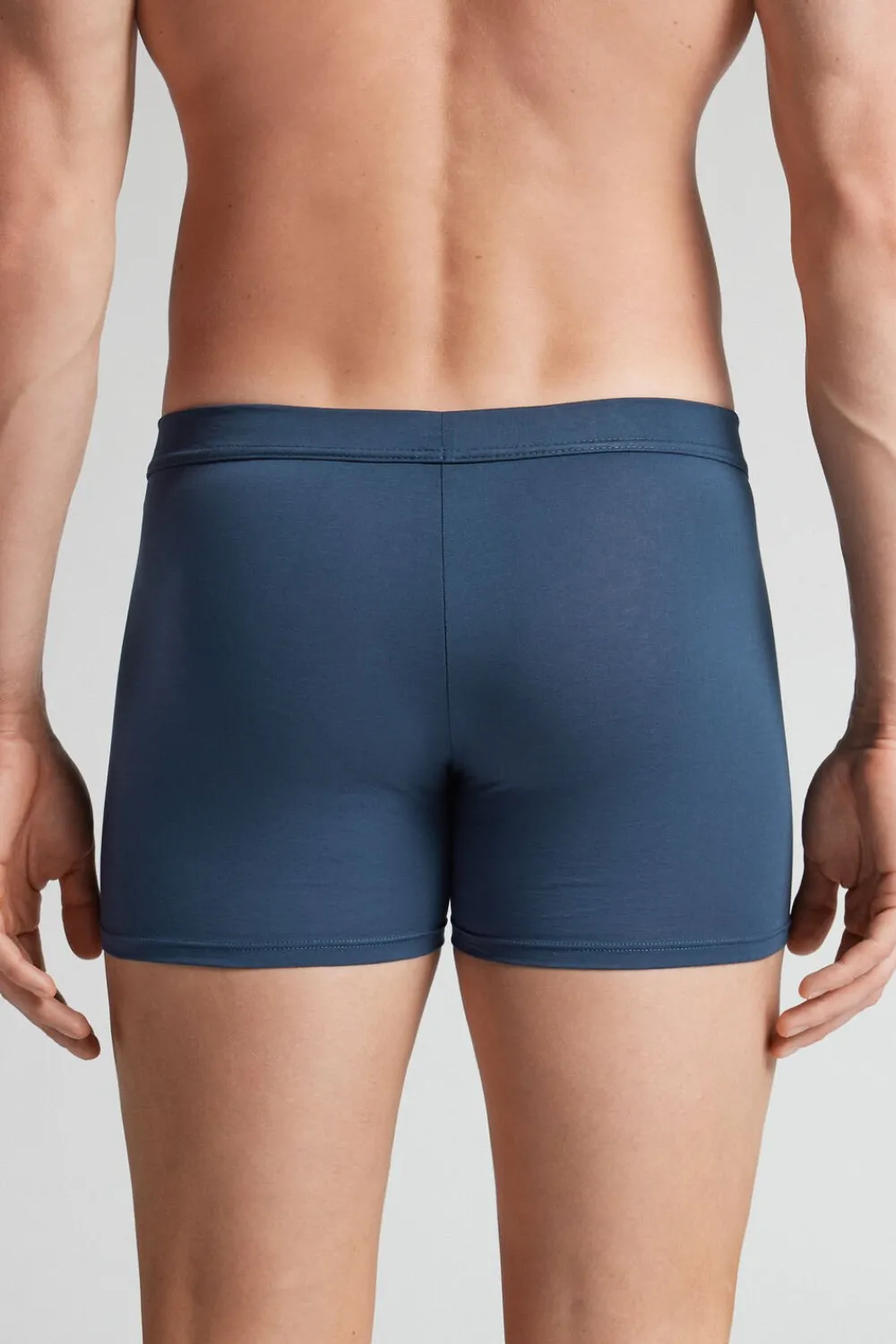 Bokserki|Merceryzowana Bawełna Filo Premium>Intimissimi Bokserki z Merceryzowanej Bawełny filo Premium niebieski - 886j - blu gas