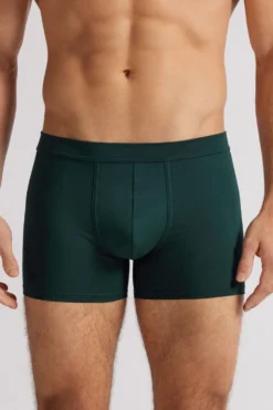 Bokserki|Merceryzowana Bawełna Filo Premium>Intimissimi Bokserki z Merceryzowanej Bawełny filo Premium zielony - 132j - verde scuro