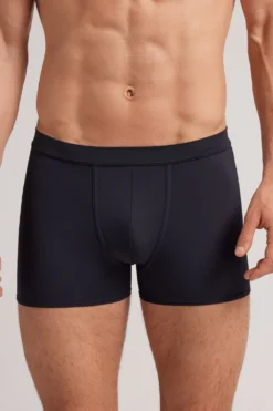 Bokserki|Mikrofibra>Intimissimi Bokserki z Mikrofibry niebieski - 800 - blu notte