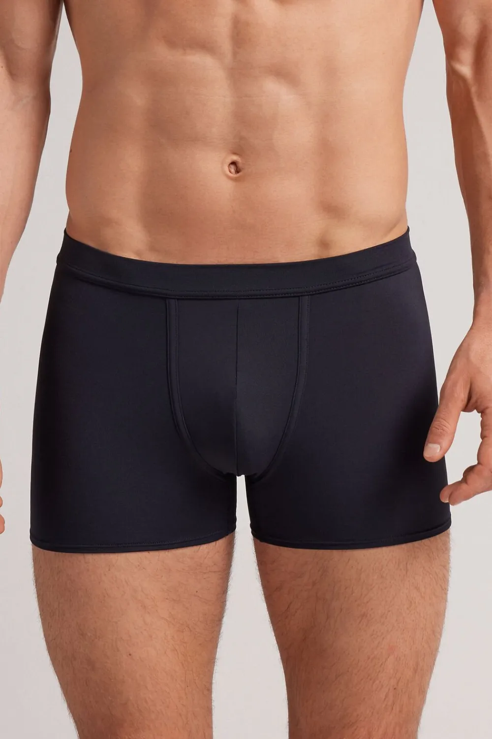 Bokserki|Mikrofibra>Intimissimi Bokserki z Mikrofibry niebieski - 800 - blu notte
