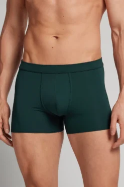 Bokserki|Mikrofibra>Intimissimi Bokserki z Mikrofibry zielony - 132j - verde scuro