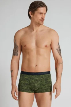 Bokserki|Mikrofibra>Intimissimi Bokserki z Mikrofibry we Wzór Pixel Camouflage wielobarwny - 157k - stampa camou pixel