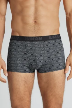 Bokserki|Mikrofibra>Intimissimi Bokserki z Mikrofibry z Nadrukiem w Rekiny niebieski - 800 - blu notte