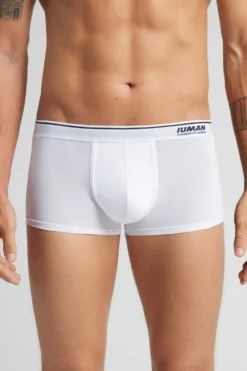 Bokserki>Intimissimi Bokserki z Mikrosiateczki Super Fresh biały - 001 - biały